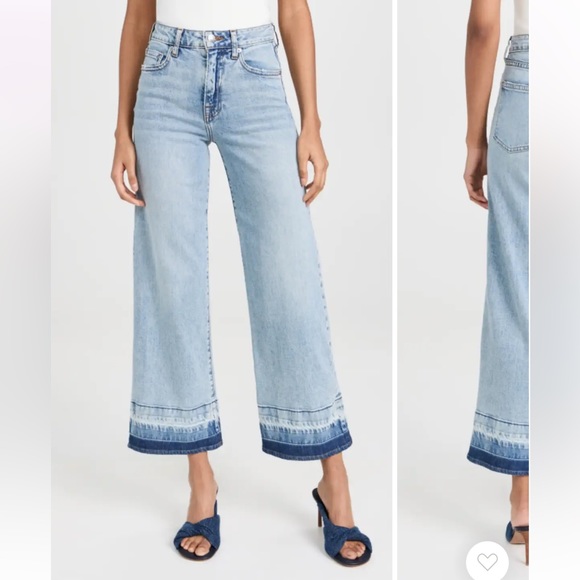 SIMKHAI Jude Crop Wide Leg Jeans in Santa Monica multiple sizes - Picture 5 of 10